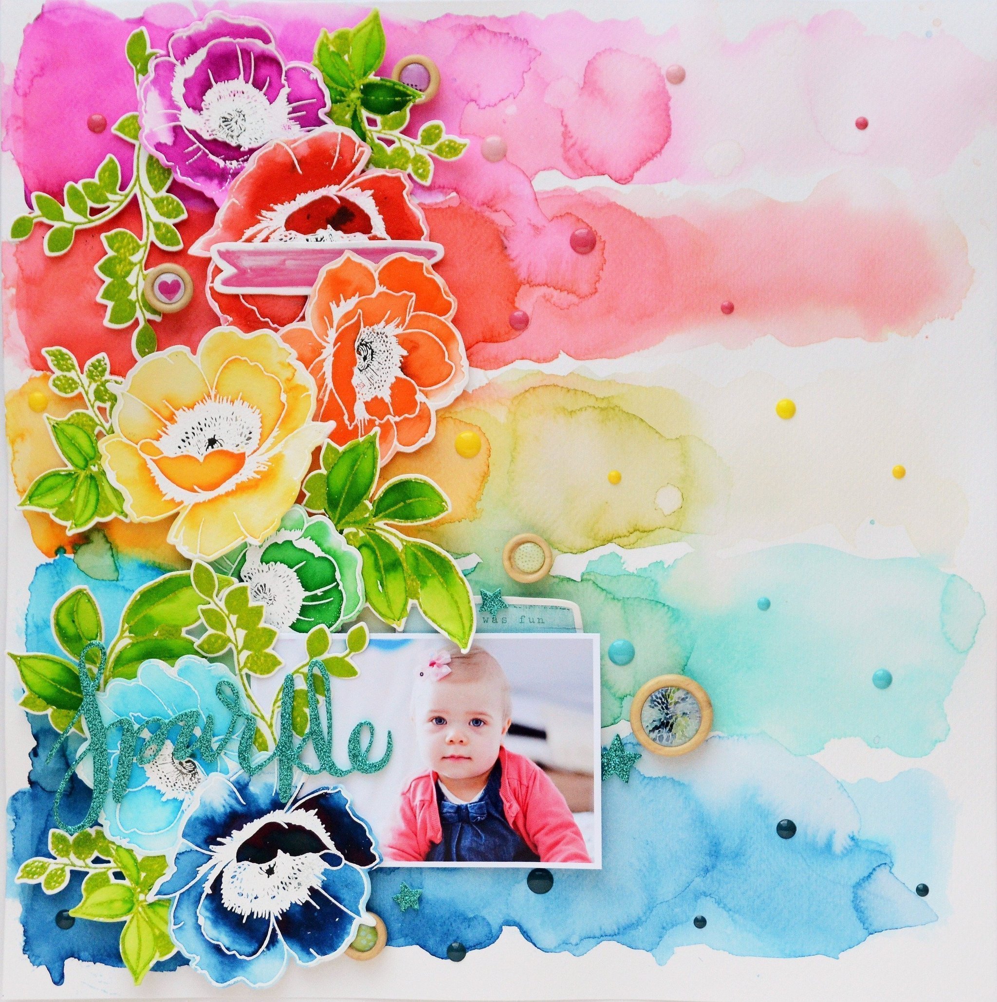 Tropical Fiesta Set - Watercolor Brush Markers Tropical Fiesta Set - Watercolor Brush Markers