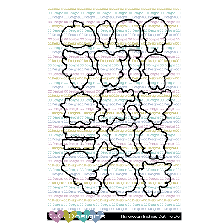 Halloween Inchies - Outline Metal Die
