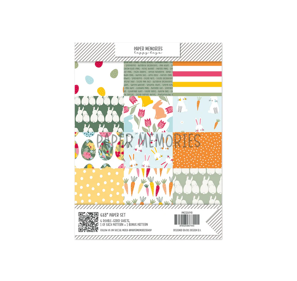 Hoppy Days - Paper Pad 6X8“ - Spring Memories Hoppy Days - Paper Pad 6X8“ - Spring Memories