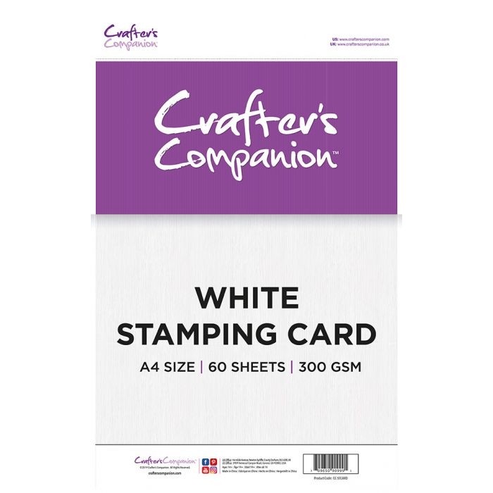 White Stamping Card