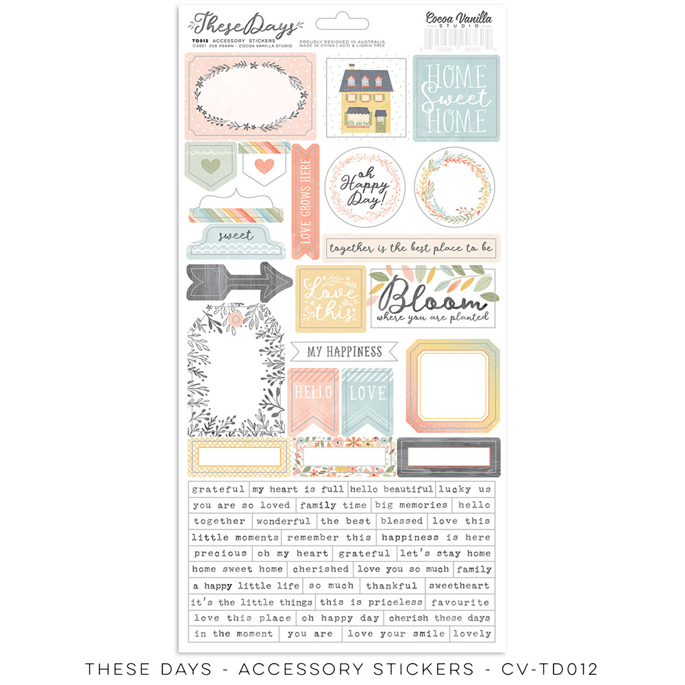 Accessory Stickers - These Days