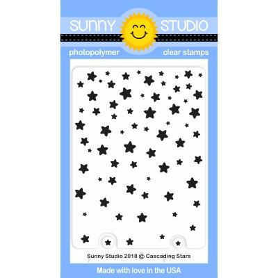 Cascading Stars Stamps