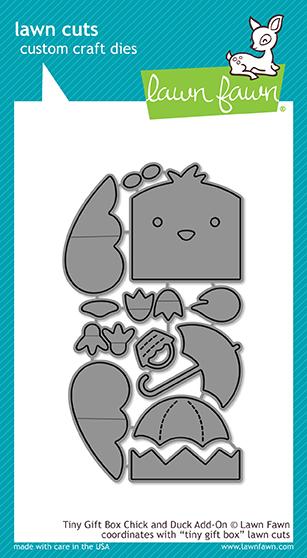 Tiny Gift Box Chick and Duck Add-On - lawn cuts Tiny Gift Box Chick and Duck Add-On - lawn cuts