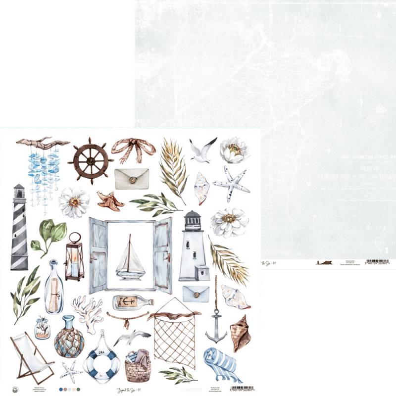 Paper 07 - Beyond the Sea - 12"x12" Paper 07 - Beyond the Sea - 12"x12"