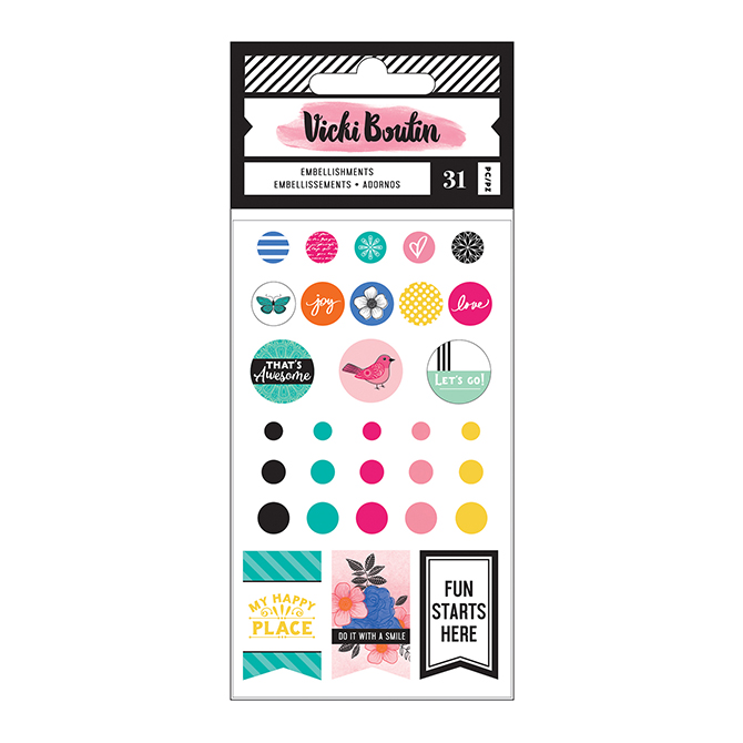 Vicki Boutin Stamps & Dies - All The Good Things -  Finishing Embellishments