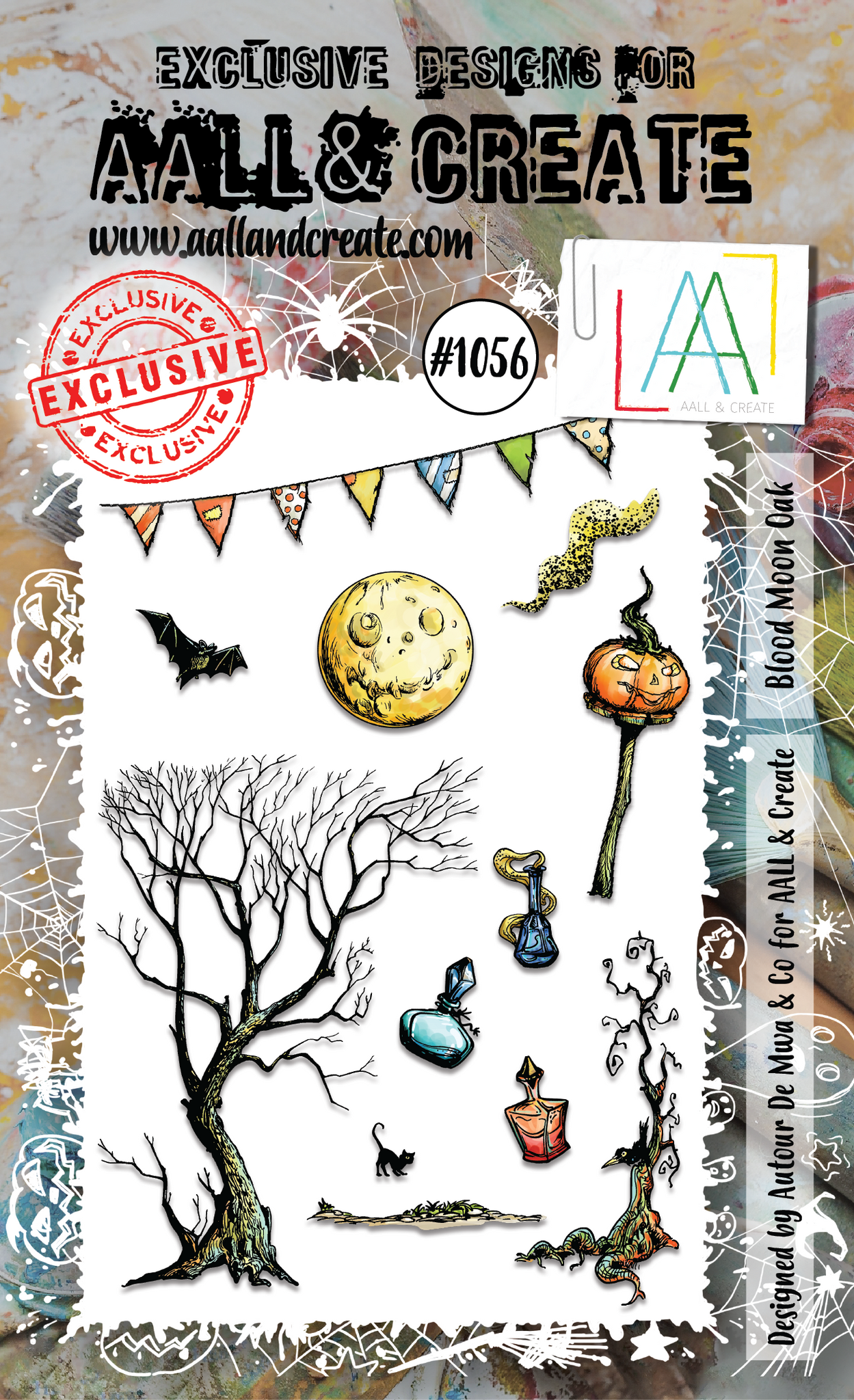 #1056 - A6 Stamp Set - Blood Moon Oak #1056 - A6 Stamp Set - Blood Moon Oak