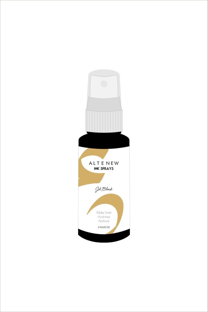 Jet Black - Ink Spray
