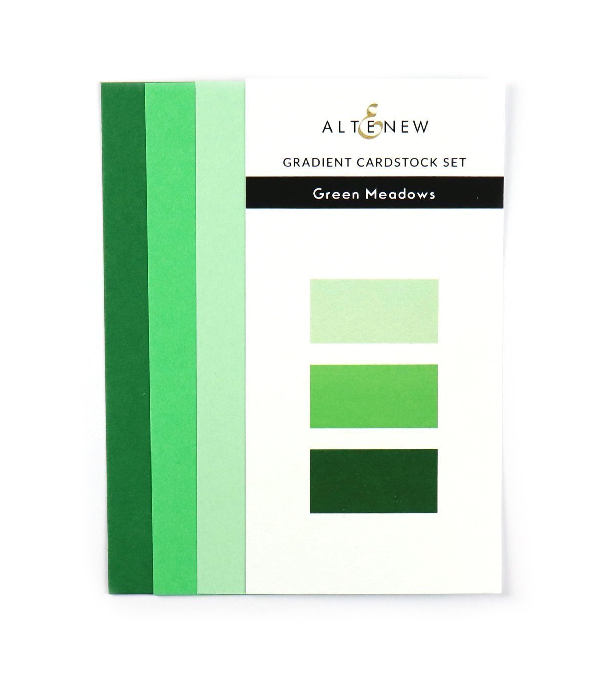 Green Meadows - Gradient Cardstock Set