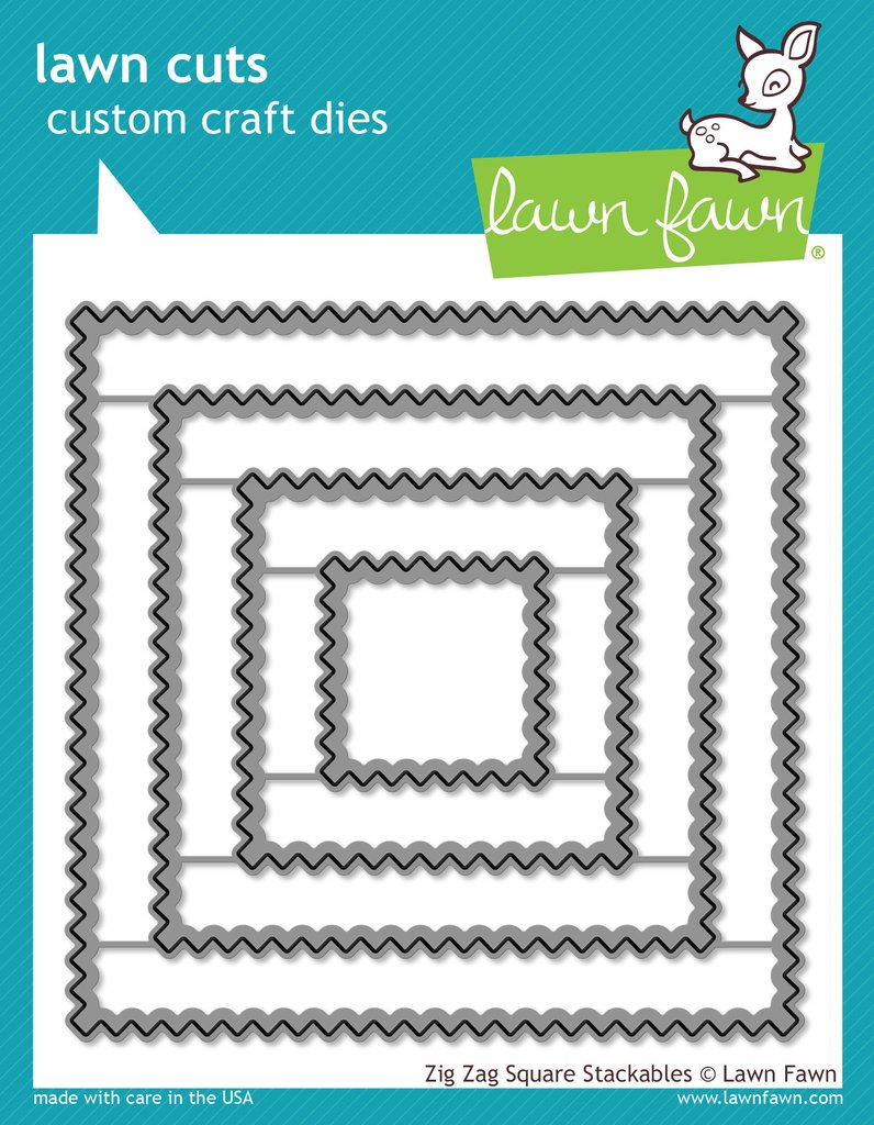 Zig Zag Square Stackables- lawn cuts Zig Zag Square Stackables- lawn cuts