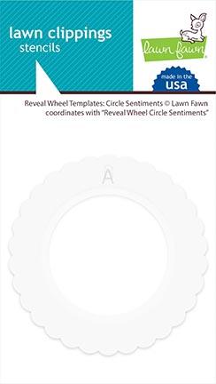 Reveal Wheel Templates: Circle Sentiments - Reveal Wheel Templates