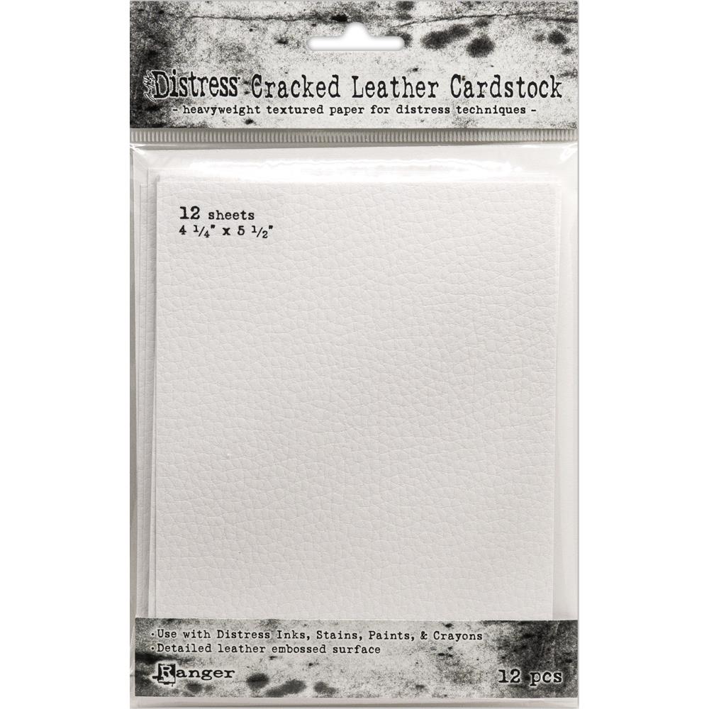 Tim Holtz - Distress Cracked Leather Cardstock - 4.25"X5.5"