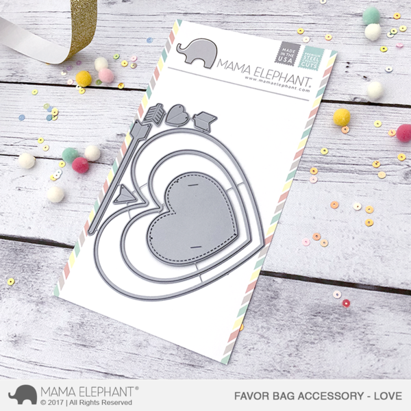 Favor Bag Accessory - Love - Creative Cuts Favor Bag Accessory - Love - Creative Cuts