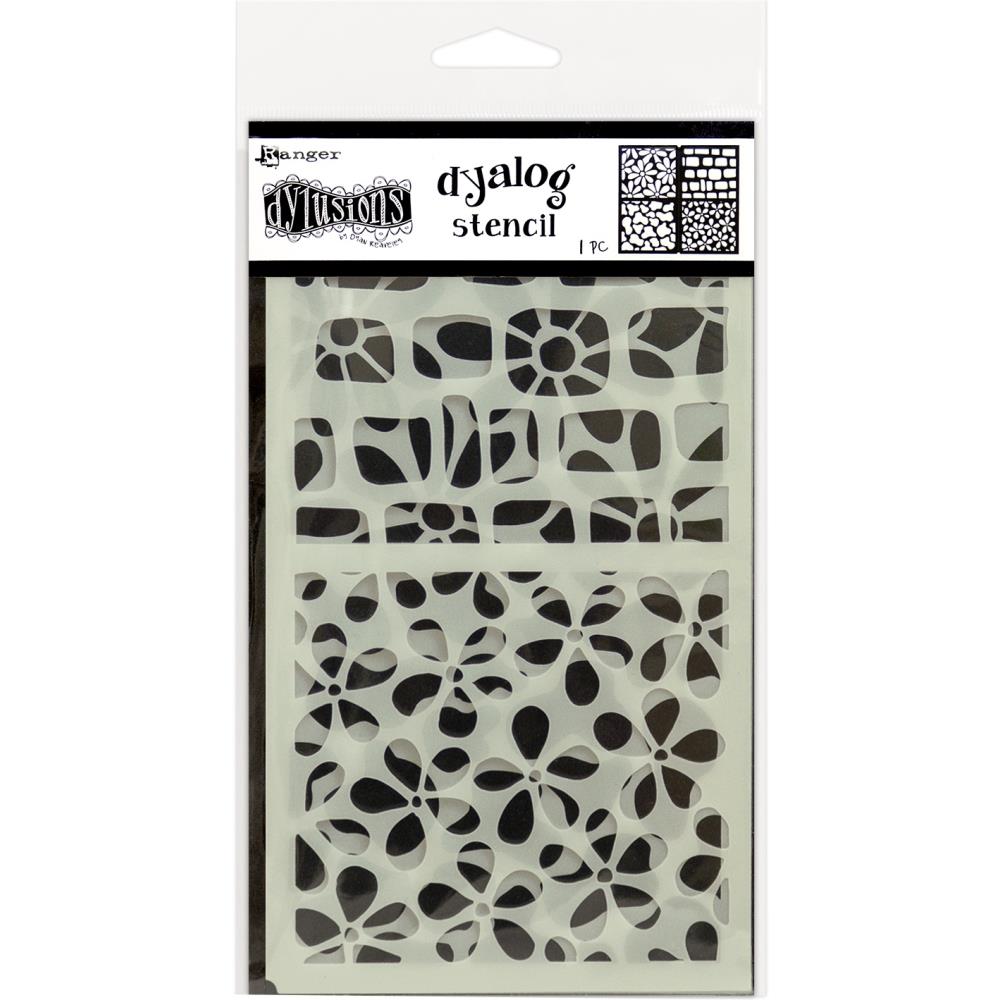 Doodle It - Dyan Reaveley's Dylusions Dyalog Stencil -  5x9.5"