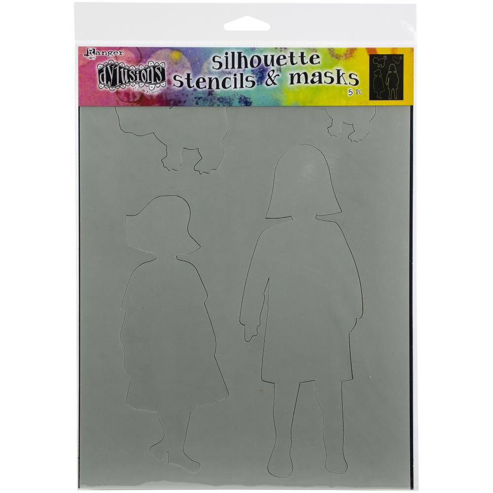 Edith - 9x12" - Dyan Reaveley's Dylusions Stencils