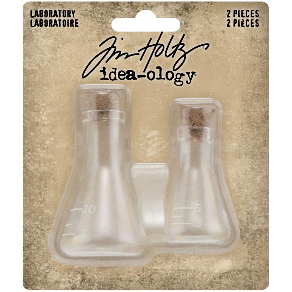 Laboratory - Small Corked Glass Flasks - Idea-Ology Laboratory - Small Corked Glass Flasks - Idea-Ology