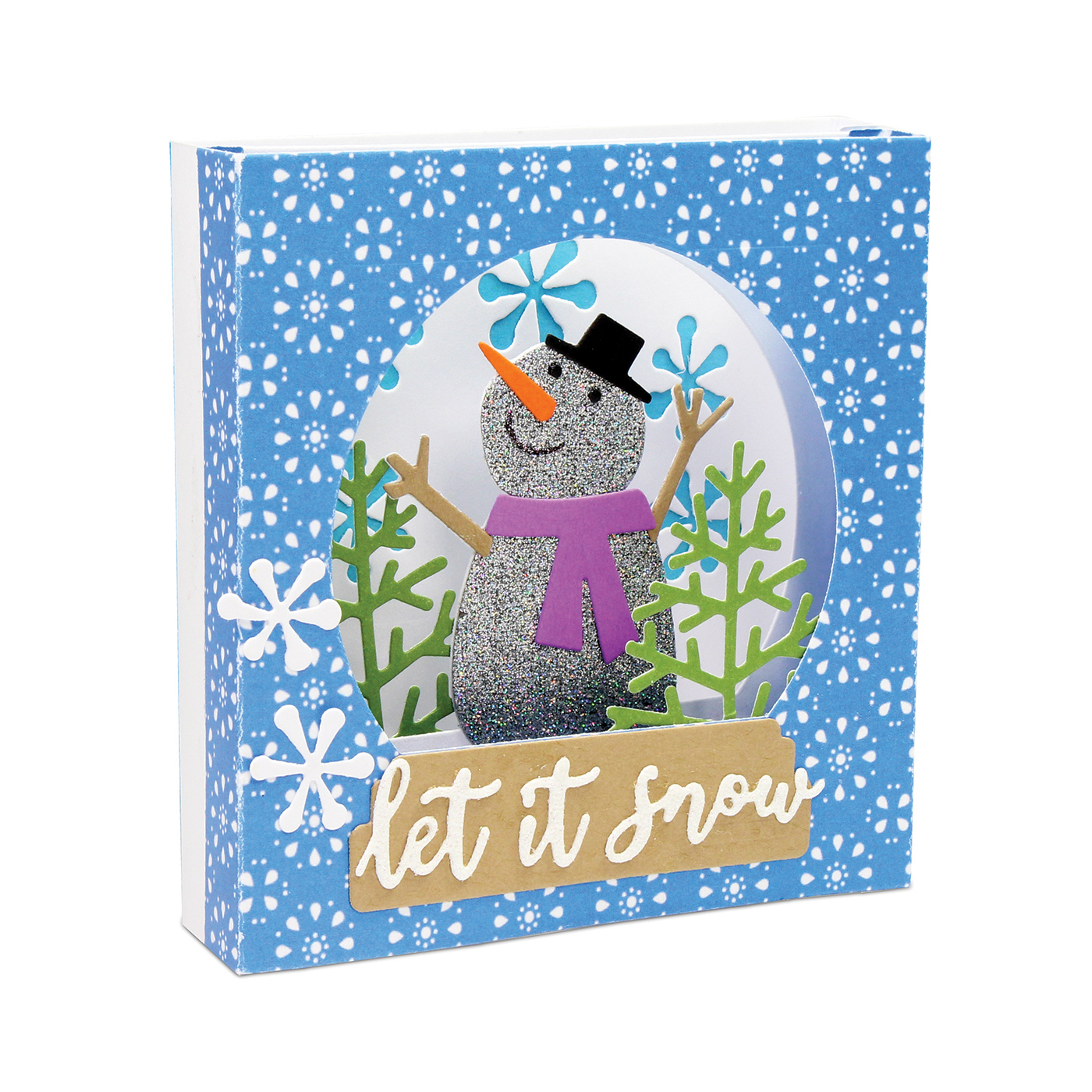 Tunnel Card Insert, Snow Globe Add-on By Lynda - Die Set Tunnel Card Insert, Snow Globe Add-on By Lynda - Die Set