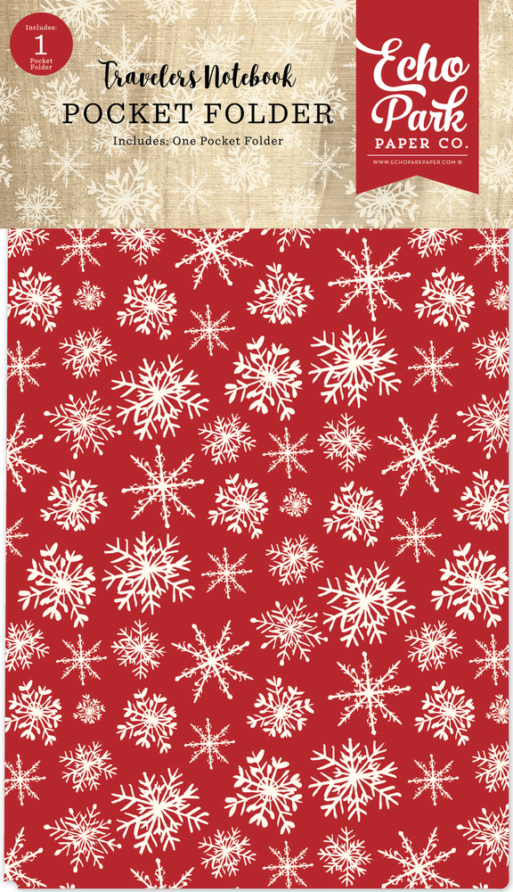 Christmas Travelers Notebook Insert - Pocket Folder Christmas Travelers Notebook Insert - Pocket Folder