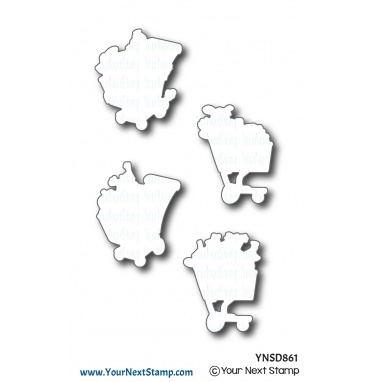 Crazy Fun Shopping Carts - Die Set Crazy Fun Shopping Carts - Die Set