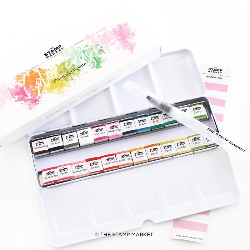 Color Crush Watercolor Palette Pans - The Stamp Market