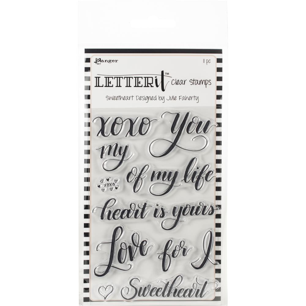 Sweetheart - Ranger Letter It Clear Stamp Set
