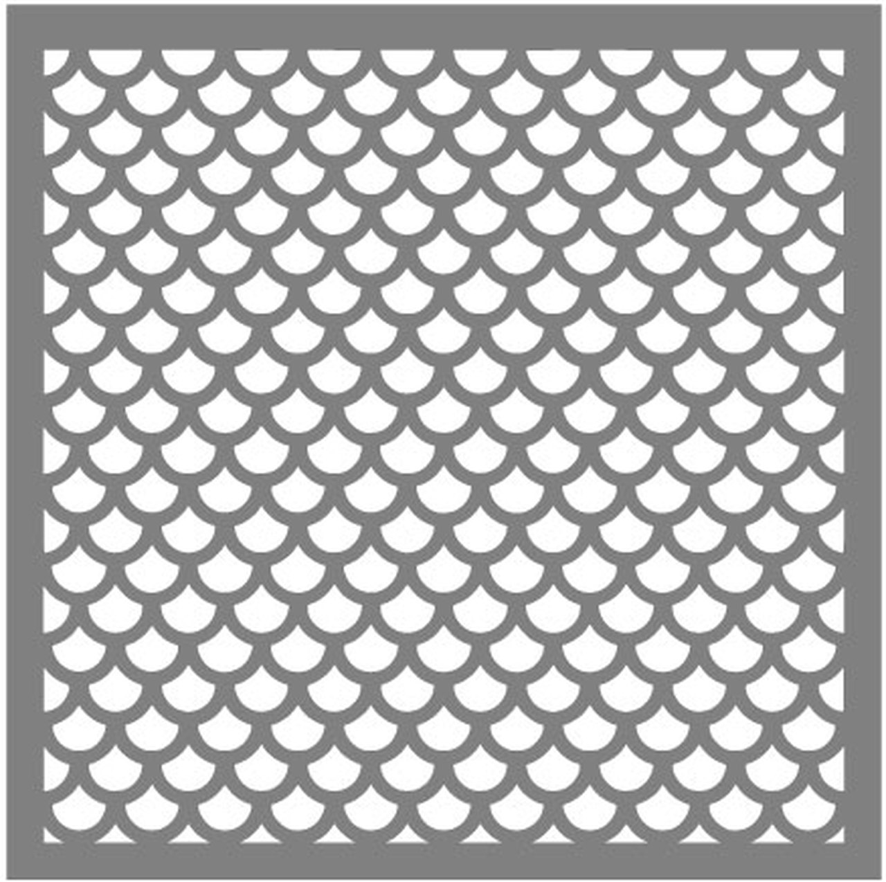 Mermaid Scales - Stencil