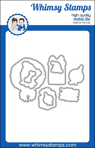 Bah HumPUG Outline - Die Set Bah HumPUG Outline - Die Set