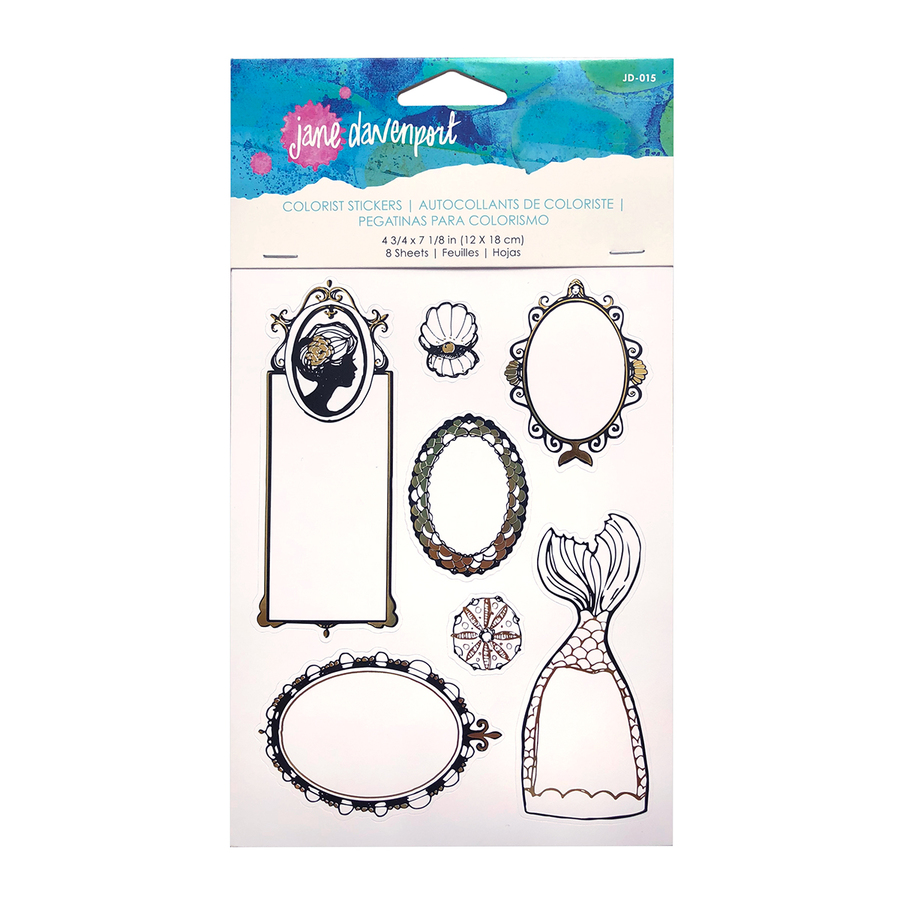 Colorist Stickers - Jane Davenport