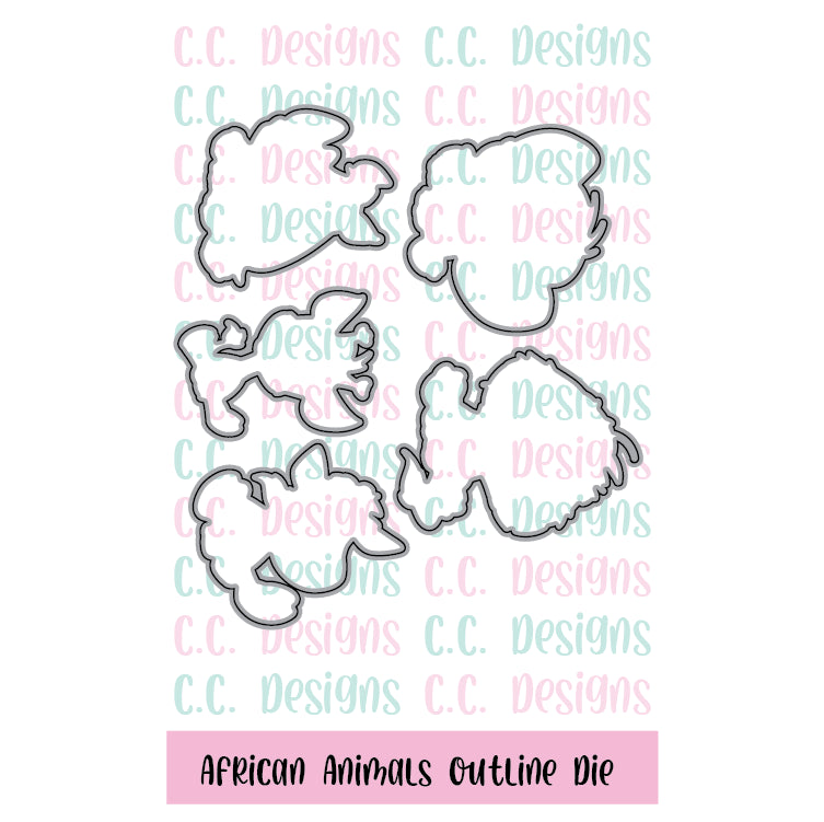 African Animal - Metal Die African Animal - Metal Die