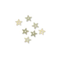 Pailletten Sterne Silber