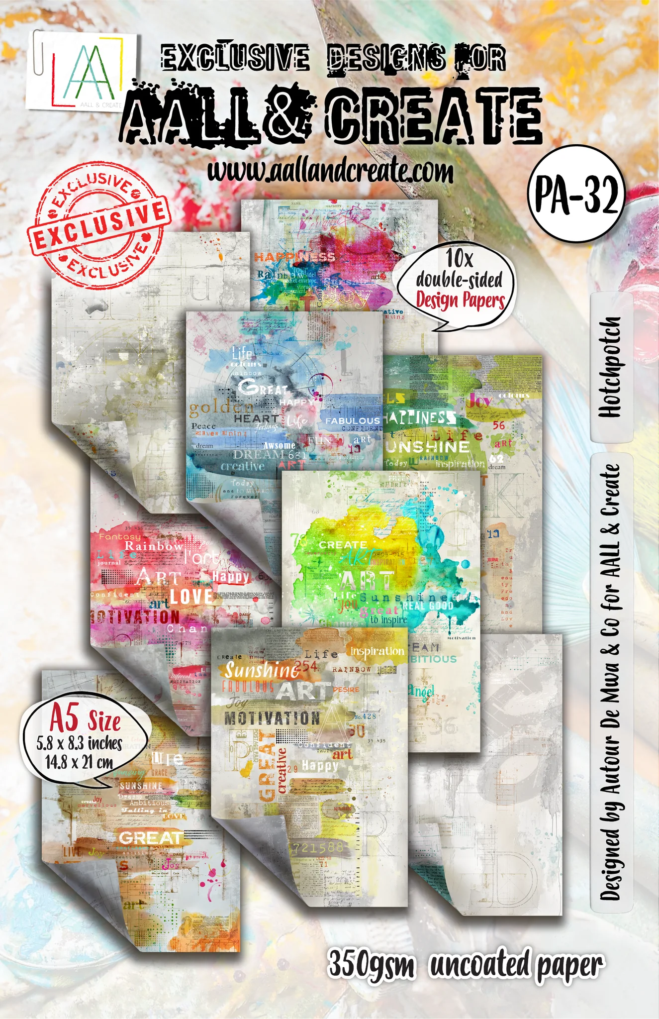 Hotchpotch - #32 - A5 Design Paper Hotchpotch - #32 - A5 Design Paper