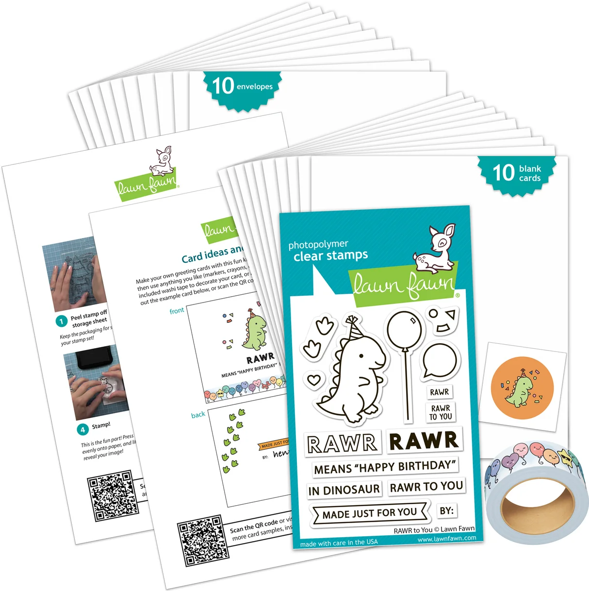 Rawr To You - Kids Cardmaking Kit: Mini
