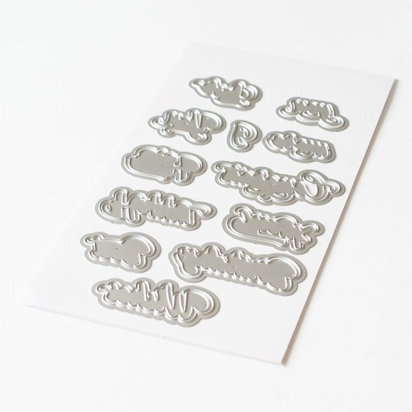 Layered Script Words