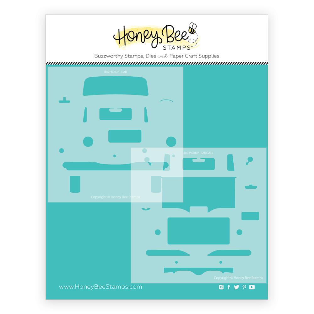 Big Pickup Details - Stencils Set of 2