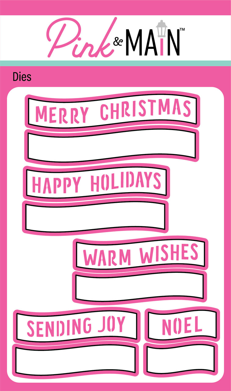 Christmas Sentiment Strip - Dies Christmas Sentiment Strip - Dies