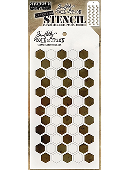 Shifter Hex - Tim Holtz Layering Stencil Shifter Hex - Tim Holtz Layering Stencil