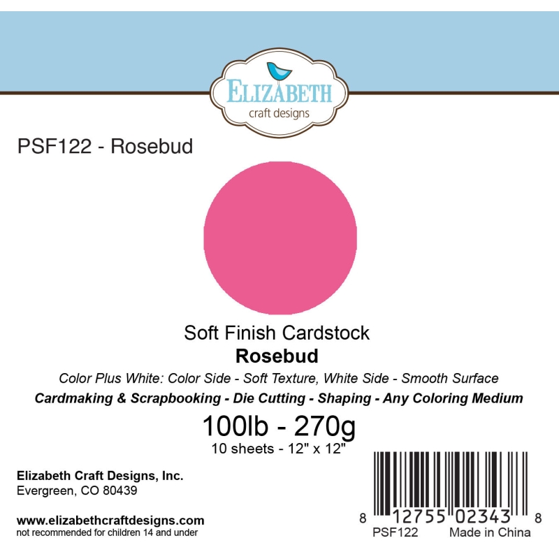 Rosebud - Soft Finish Cardstock - 270gr - 12"x12"