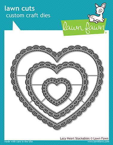 Lacy Heart Stackables - Lawn Cuts Lacy Heart Stackables - Lawn Cuts