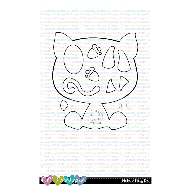 Make a Kitty - Outline Metal Die