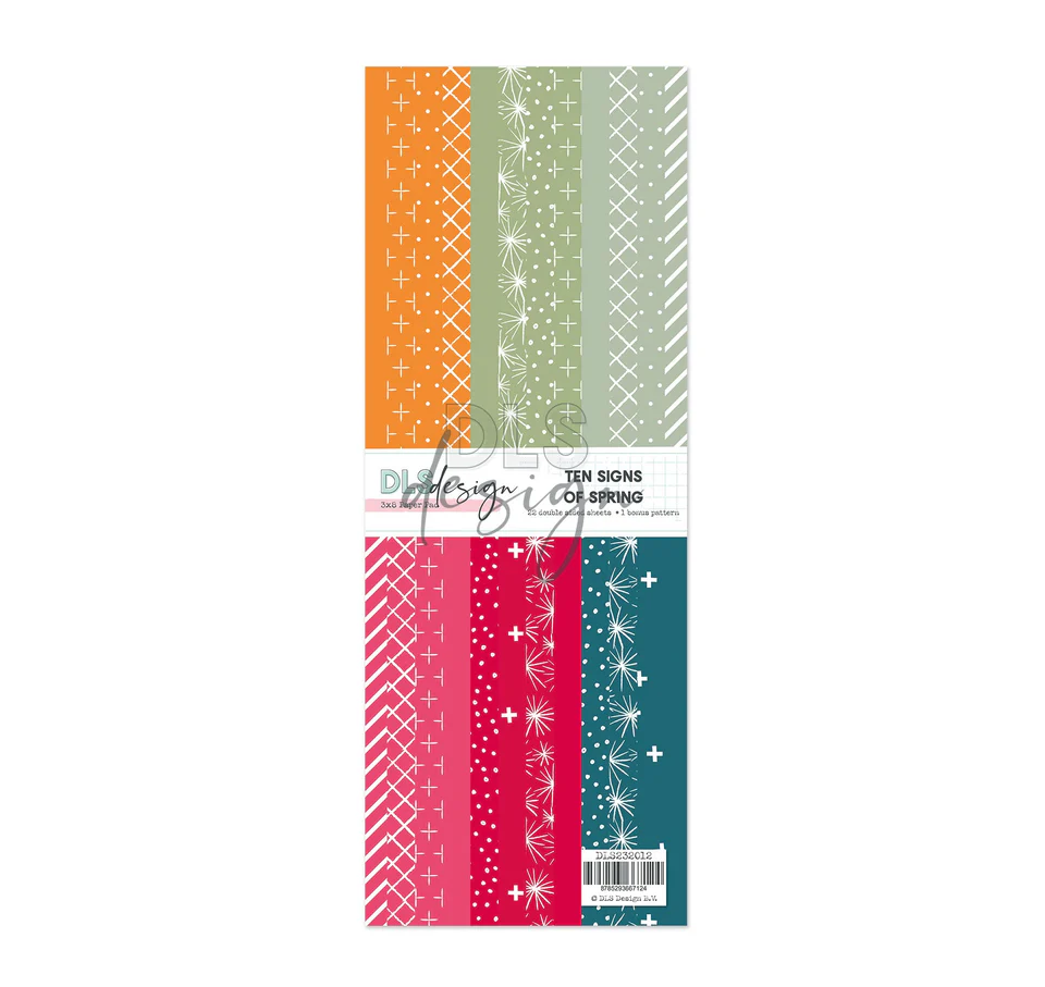 Paper Set 3X8" Essentials - Ten Signs Of Spring  Paper Set 3X8" Essentials - Ten Signs Of Spring