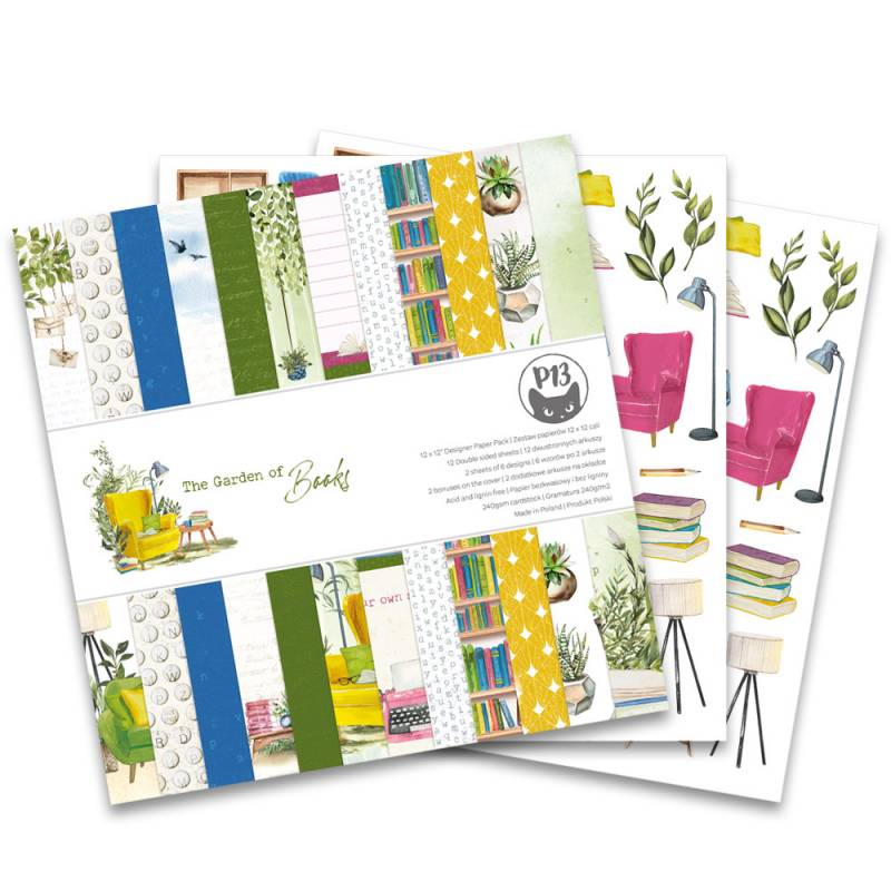 12x12 Pack - The Garden of Books