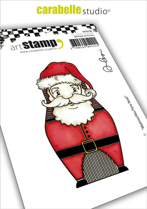Matriochka Père Noël - Tampon A7 : by Alexi Matriochka Père Noël - Tampon A7 : by Alexi