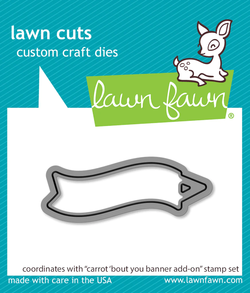 Carrot 'bout You Banner Add-On - Lawn Cuts