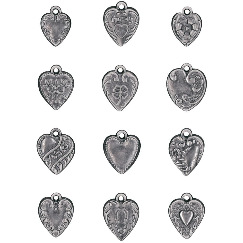 Hearts - Idea-Ology - Metal Adornments 12/Pkg