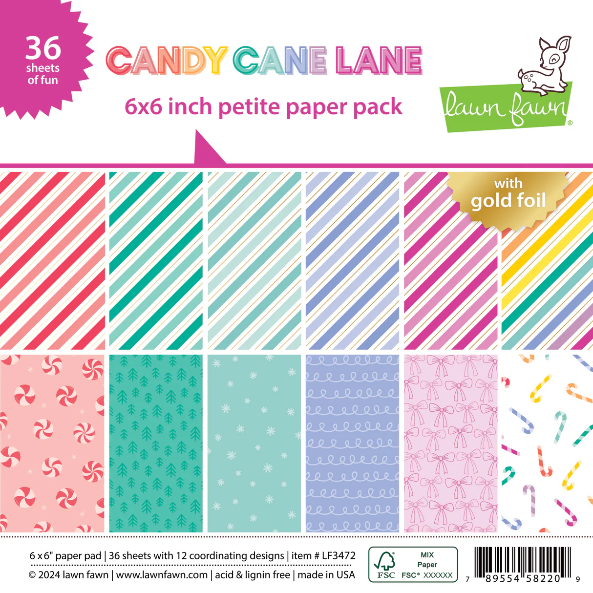Candy Cane Lane - Petite Paper Pack
