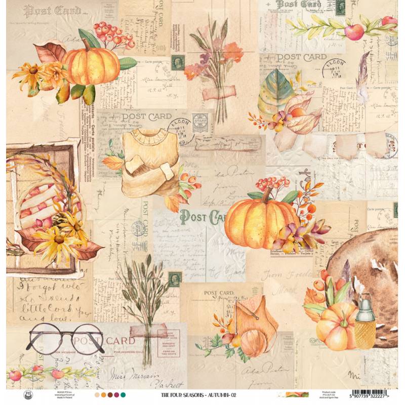 Paper 02 - 12"x12" - The Four Seasons - Autumn