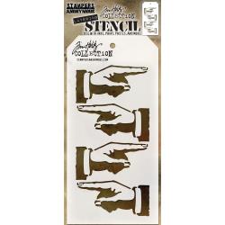 Direction - Tim Holtz Layering Stencil