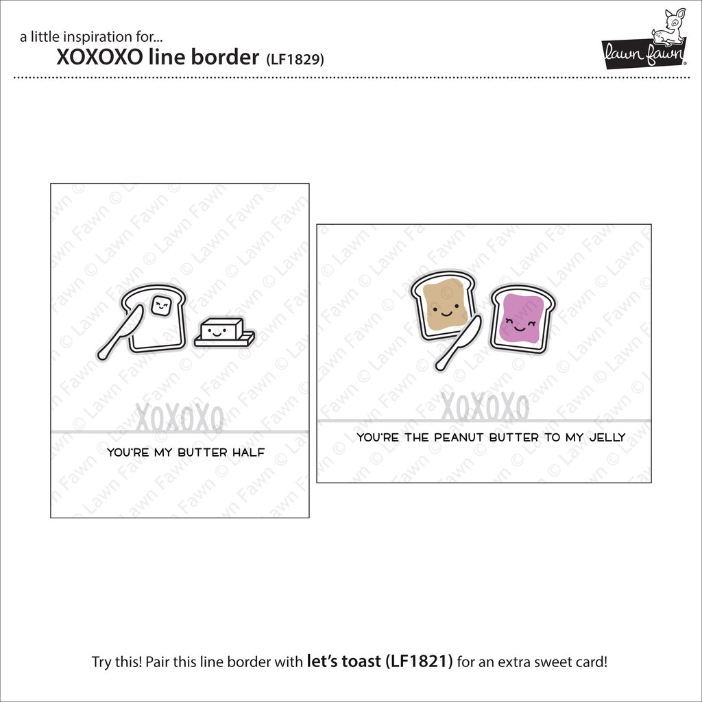 Xoxoxo Line Border - Lawn Cuts Xoxoxo Line Border - Lawn Cuts