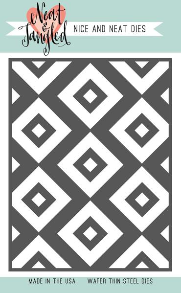 Inlaid Squares Cover Plate - Nice and Neat Dies