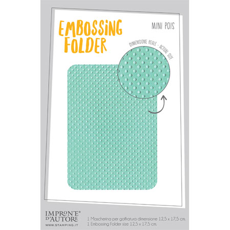 Mini Pois - Embossing Folder