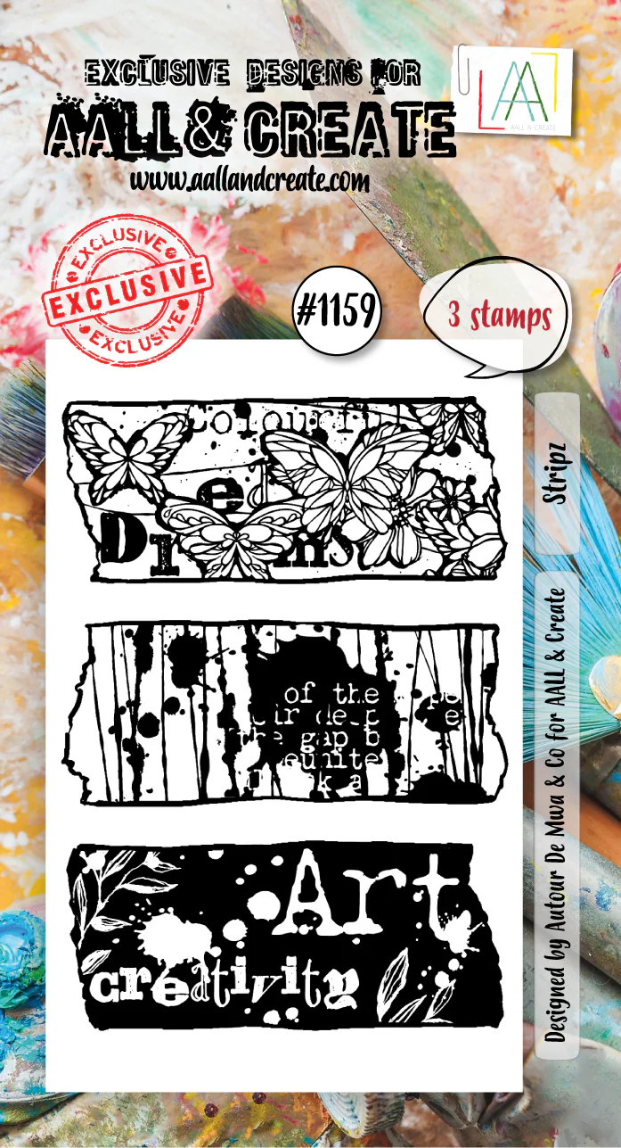 Stripz - #1159 - A8 Stamp Set Stripz - #1159 - A8 Stamp Set